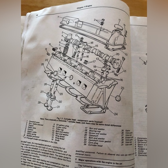 Triumph TR7 Models 1975 thru 1981 Owners Workshop Manual - Picture 10 of 14